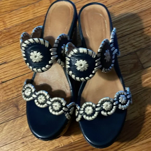 Jack Rogers Women's Leather Sandals - Picture 2 of 8